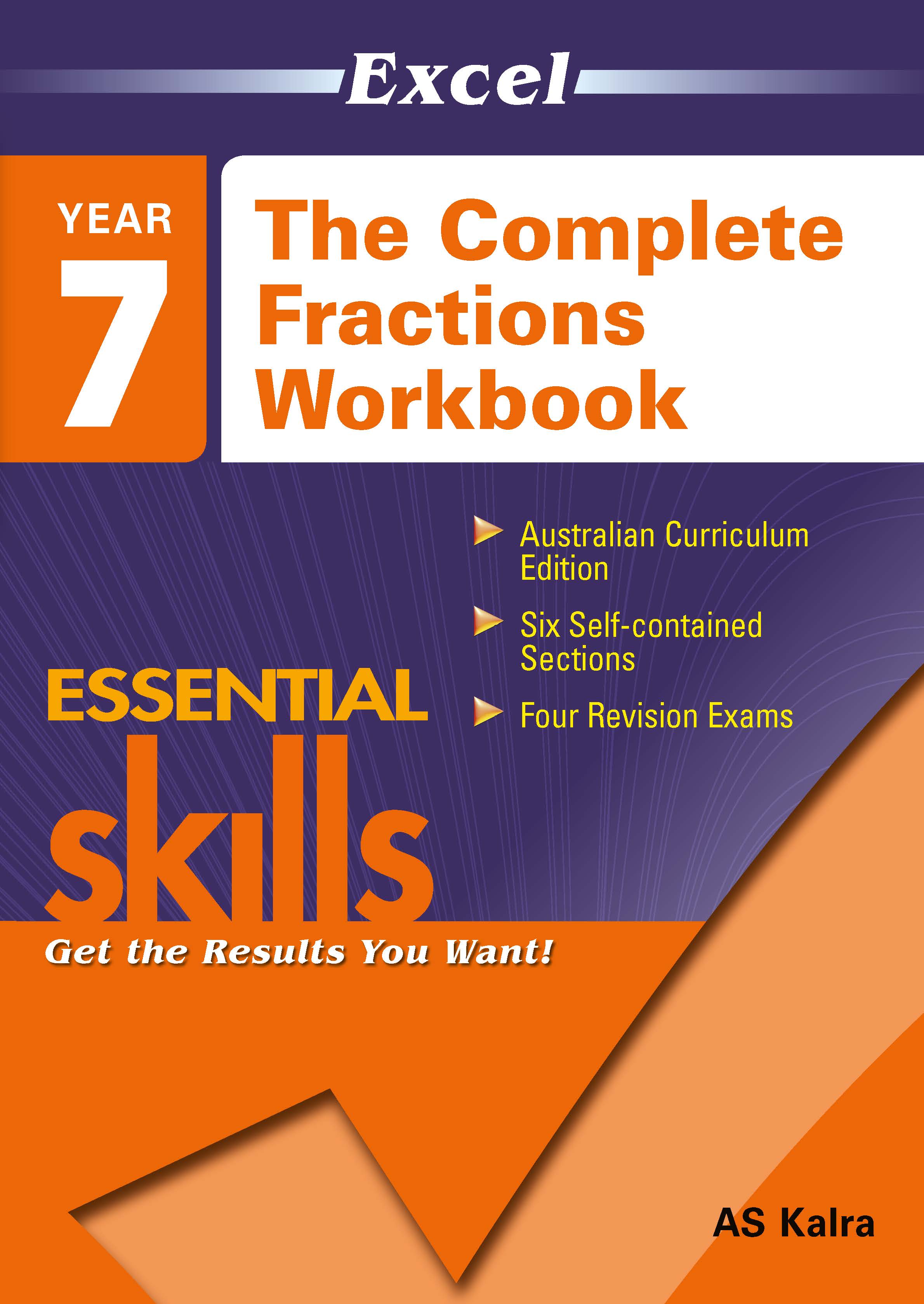 圖片 Excel Essential Skills: The Complete Fractions Workbook Year 7