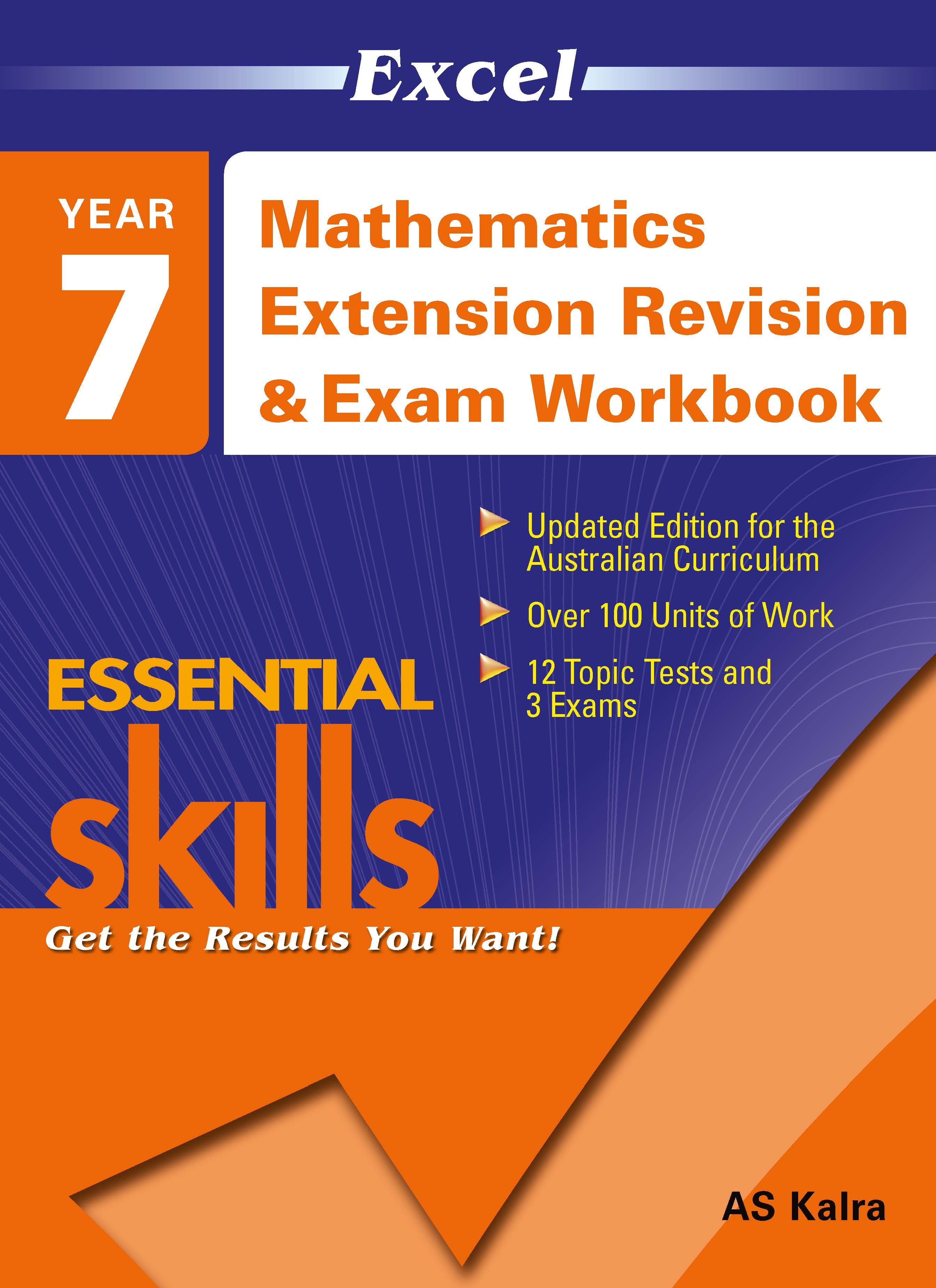 Picture of Excel Essential Skills: Mathematics Extension Revision & Exam Workbook Year 7