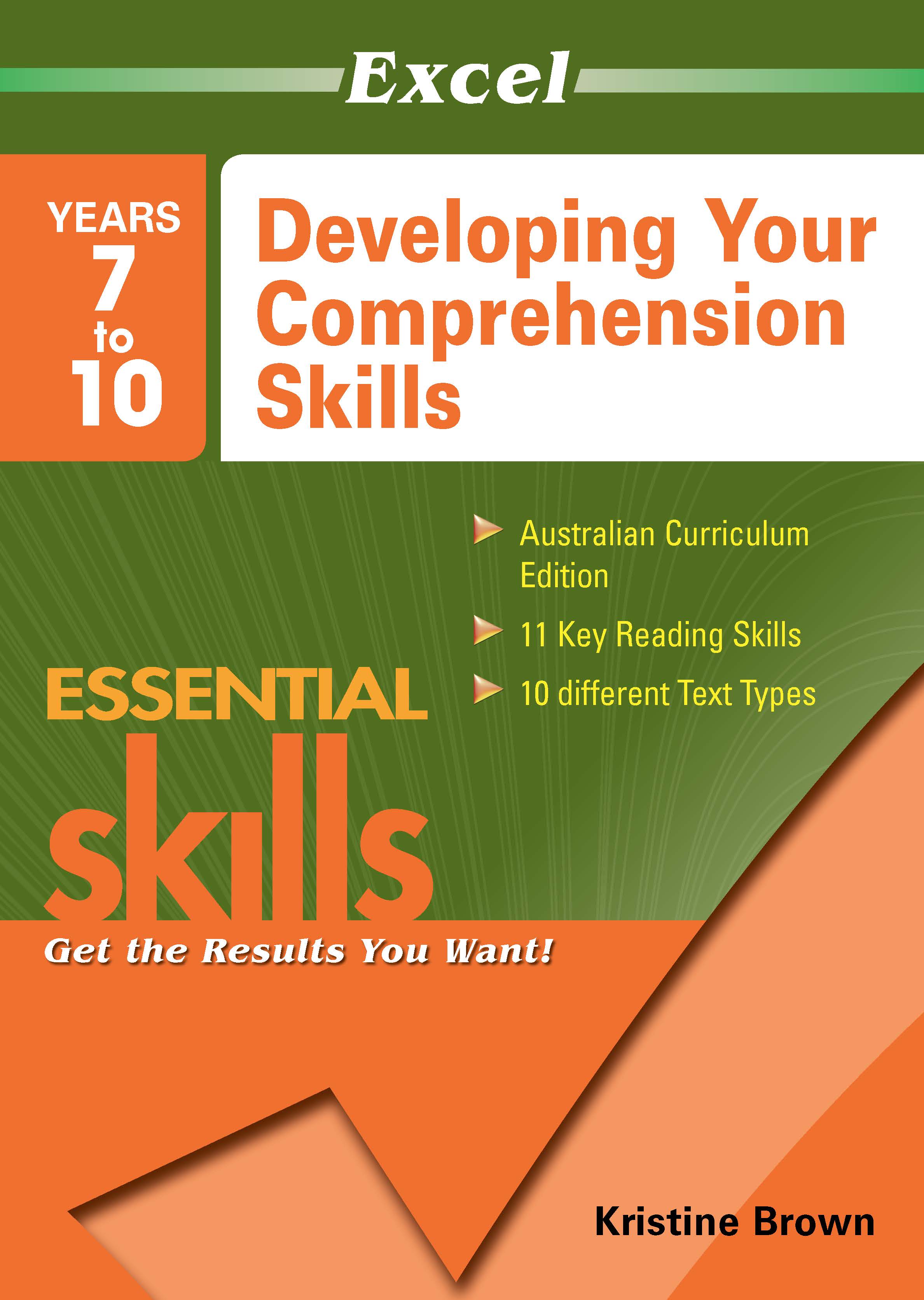 圖片 Excel Essential Skills Workbook: Developing Your Comprehension Skills Years 7-10