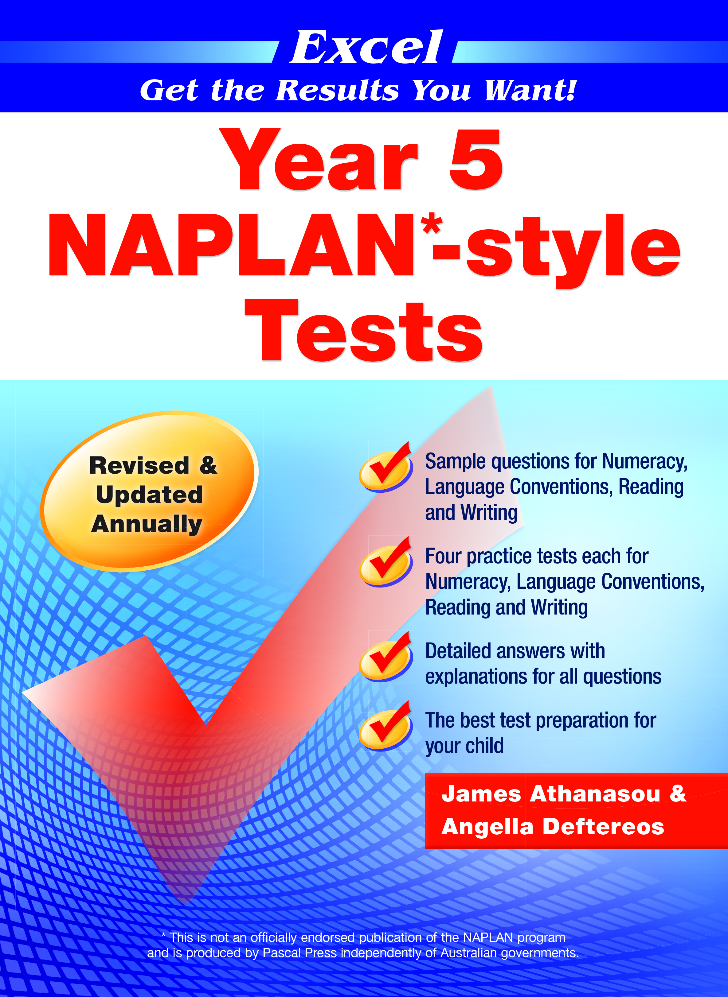 Picture of Excel NAPLAN*-style Tests Year 5