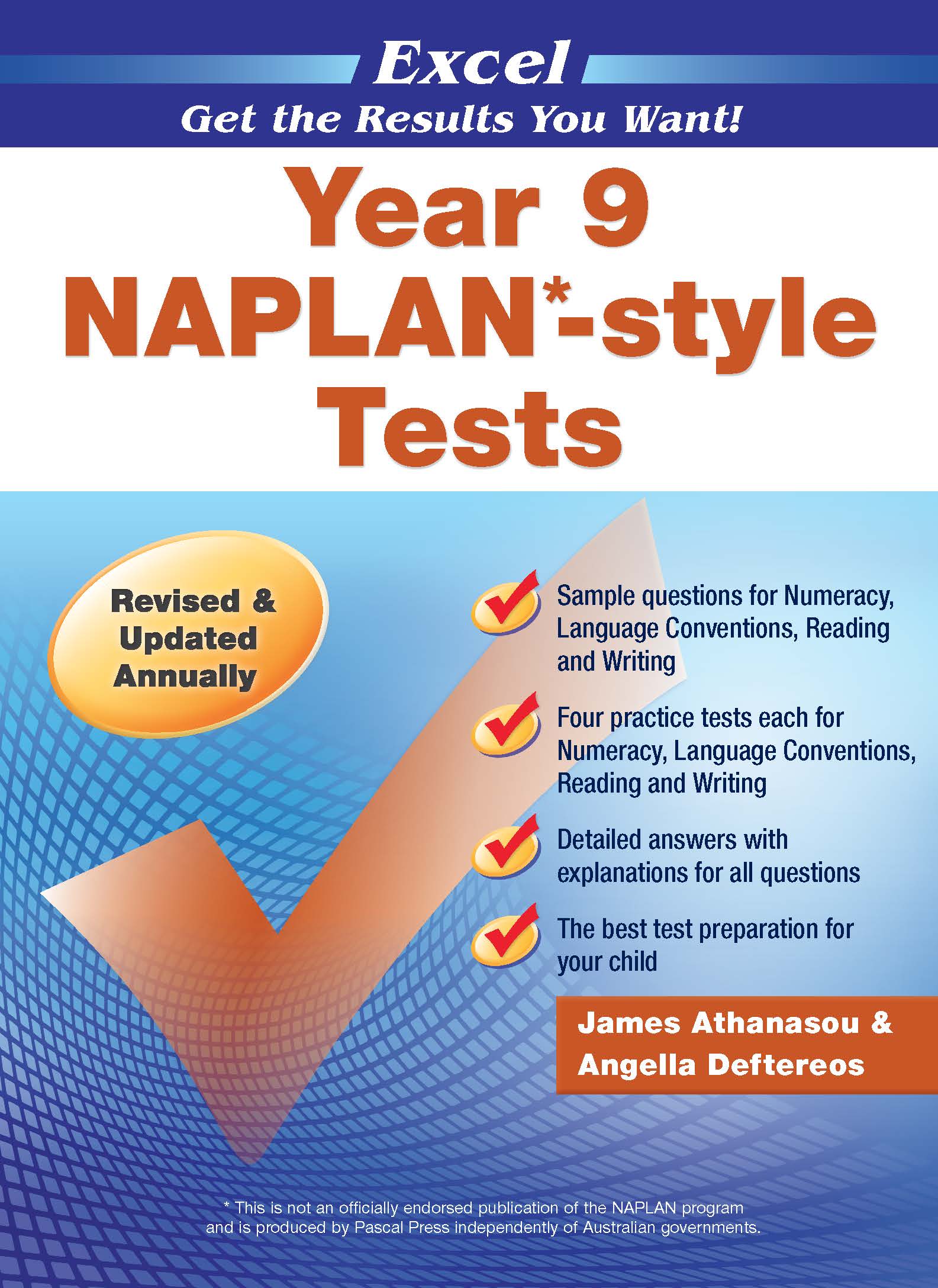 Picture of Excel NAPLAN*-style Tests Year 9
