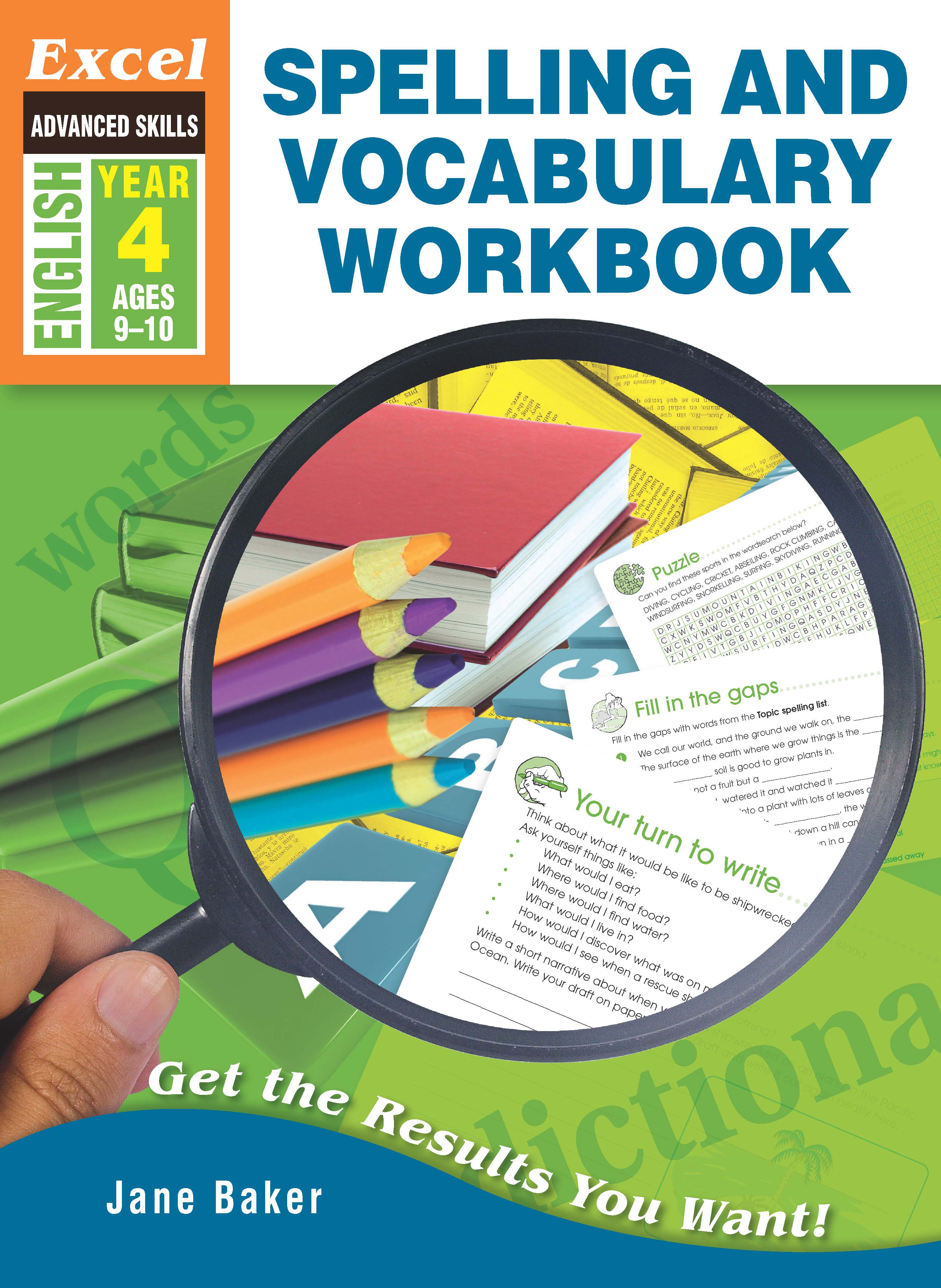 Picture of Excel Advanced Skills Workbook: Spelling and Vocabulary Workbook Year 4