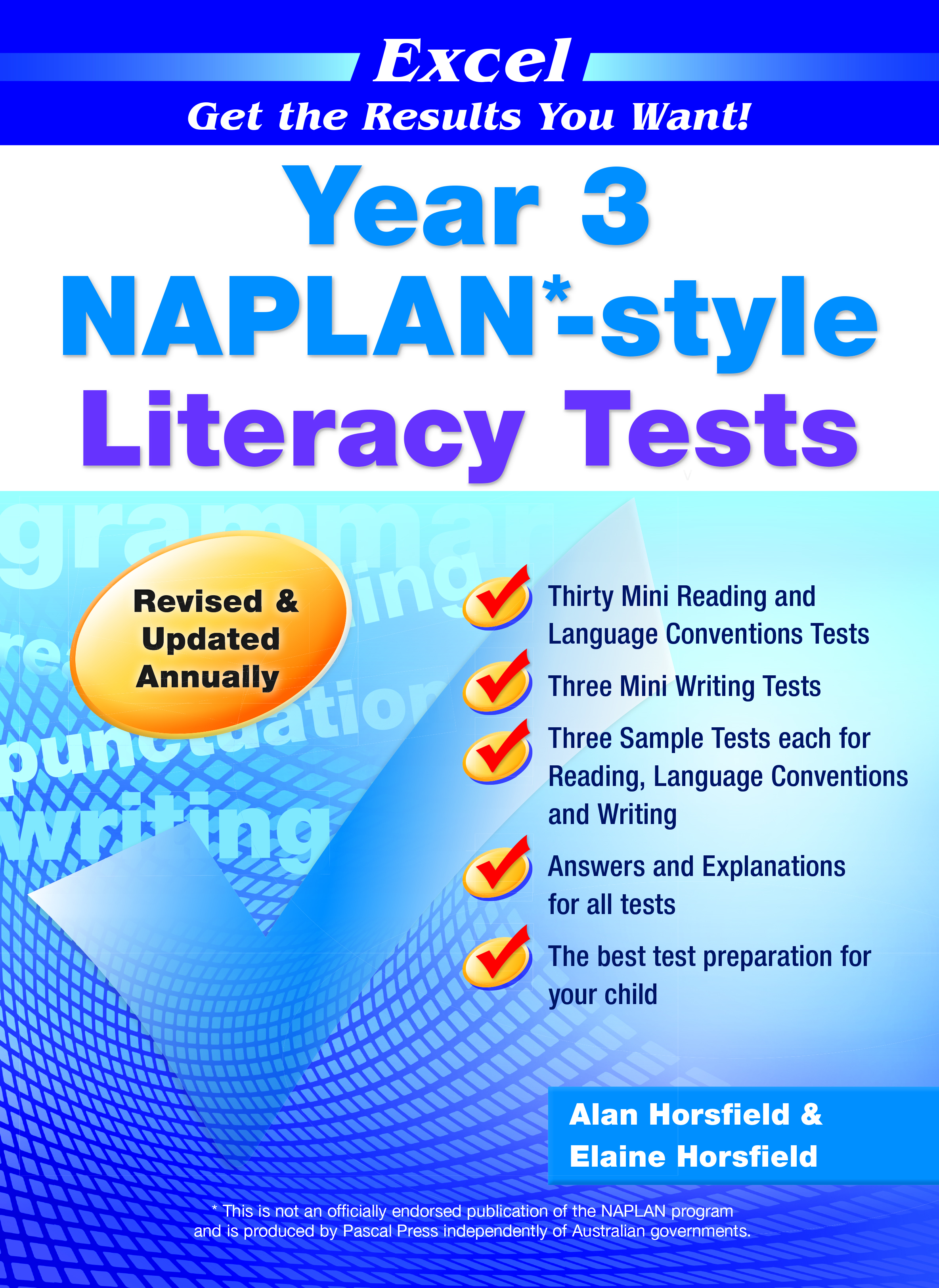 Picture of Excel NAPLAN*-style Literacy Tests Year 3