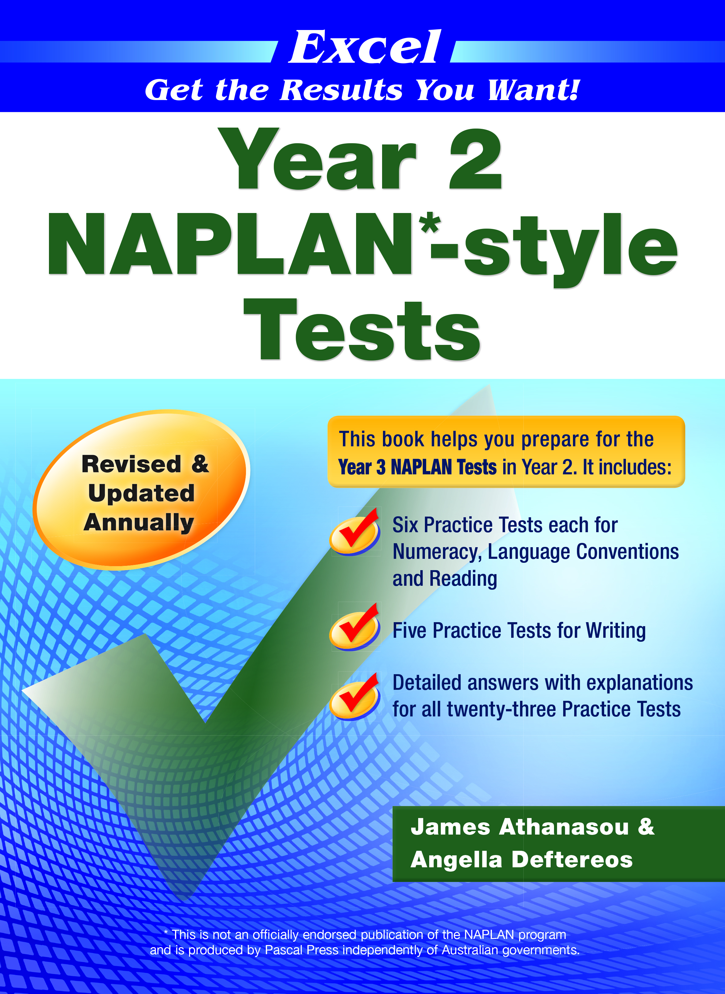Picture of Excel NAPLAN*-style Tests Year 2