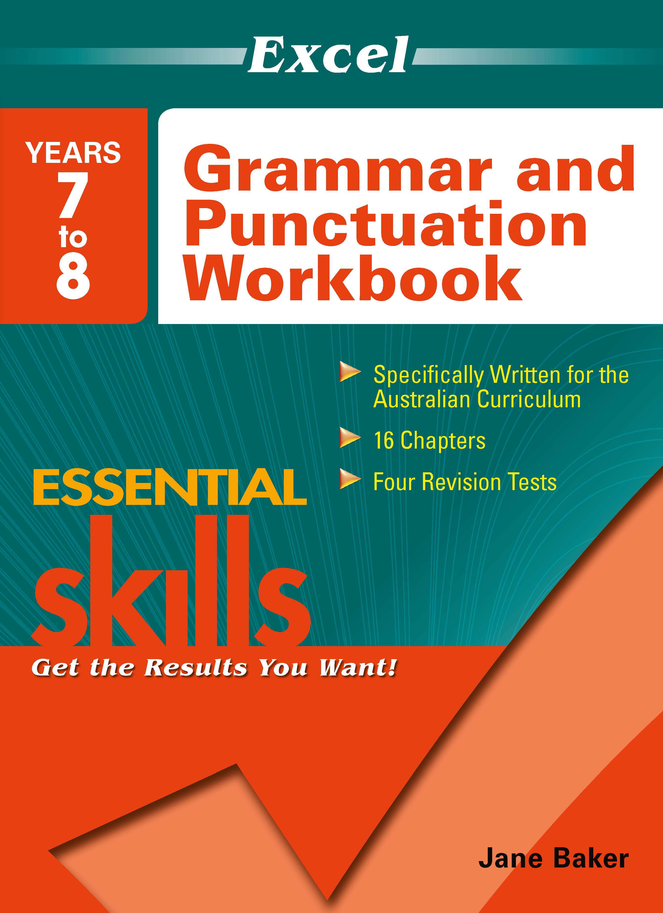 圖片 Excel Essential Skills: Grammar and Punctuation Workbook Years 7-8
