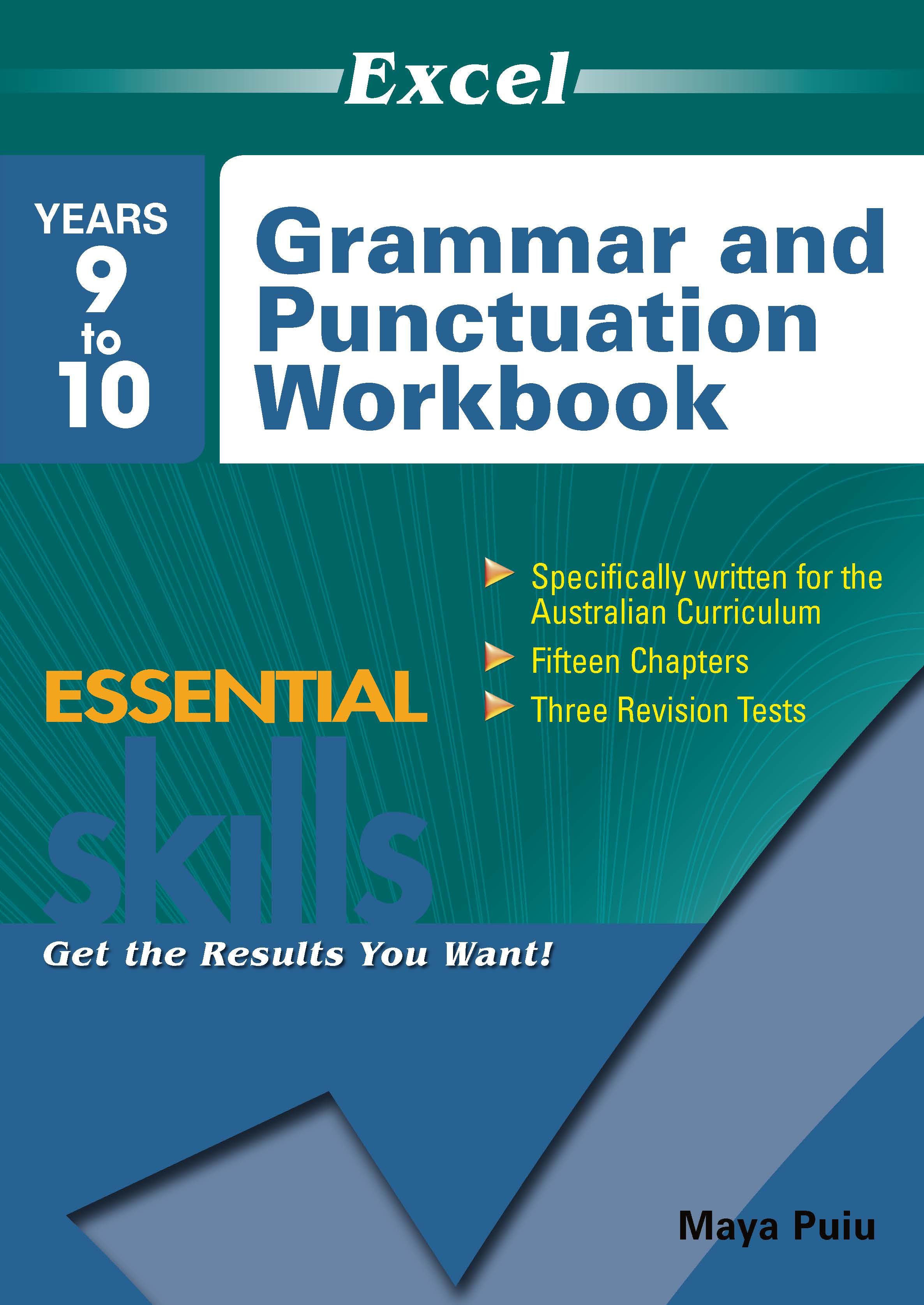 圖片 Excel Essential Skills: Grammar and Punctuation Workbook Years 9-10