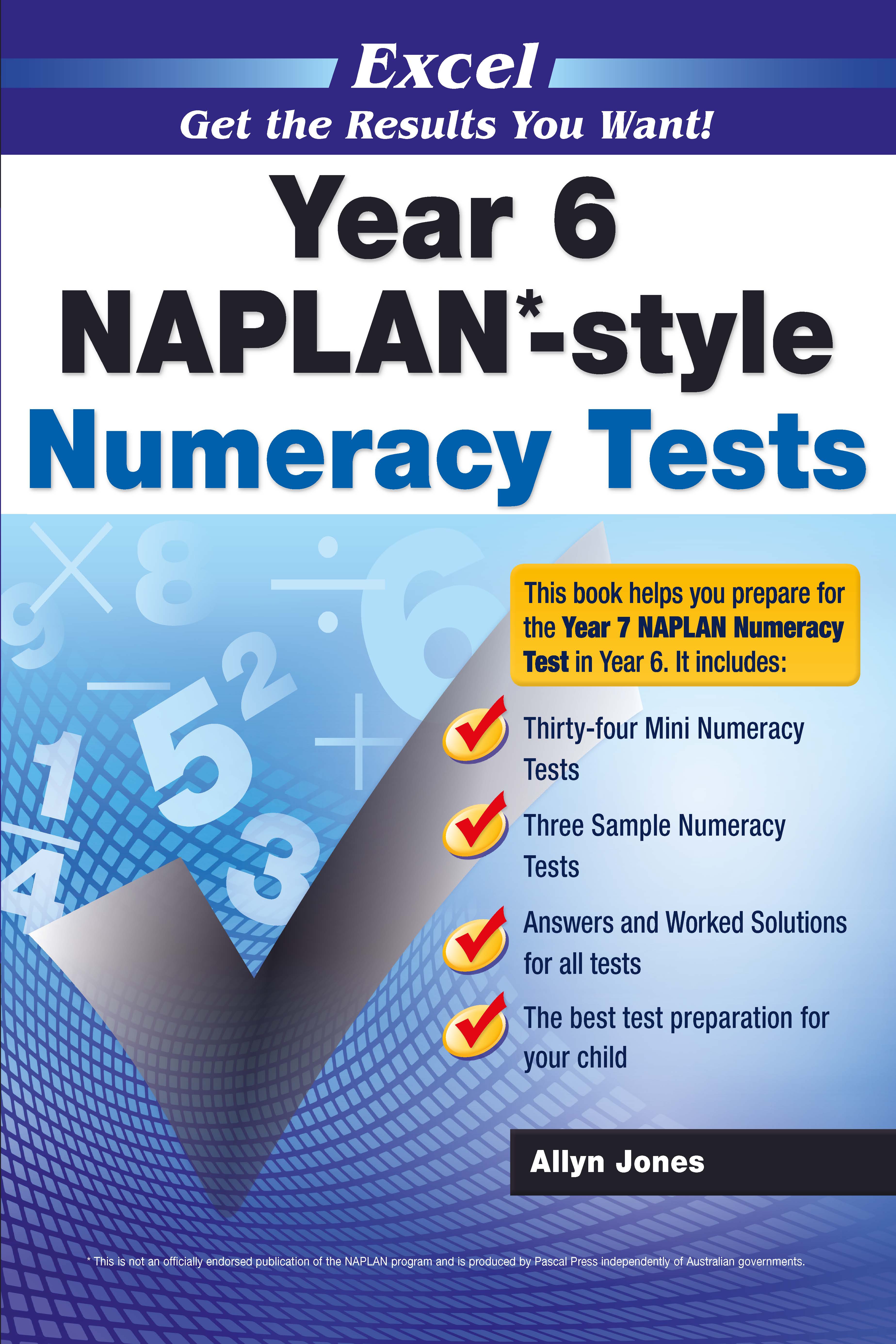 Picture of Excel NAPLAN*-style Numeracy Tests Year 6