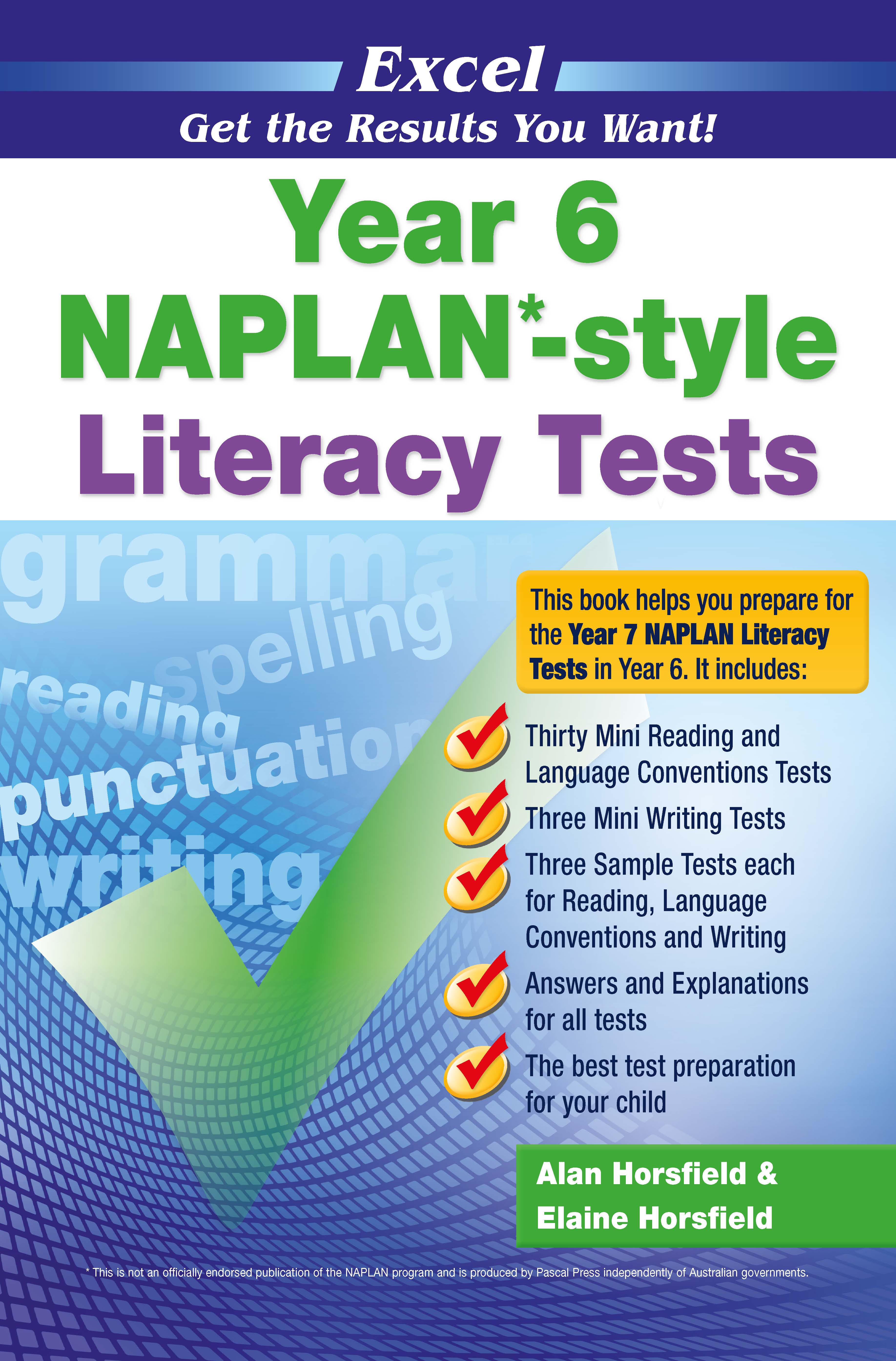 Picture of Excel NAPLAN*-style Literacy Tests Year 6