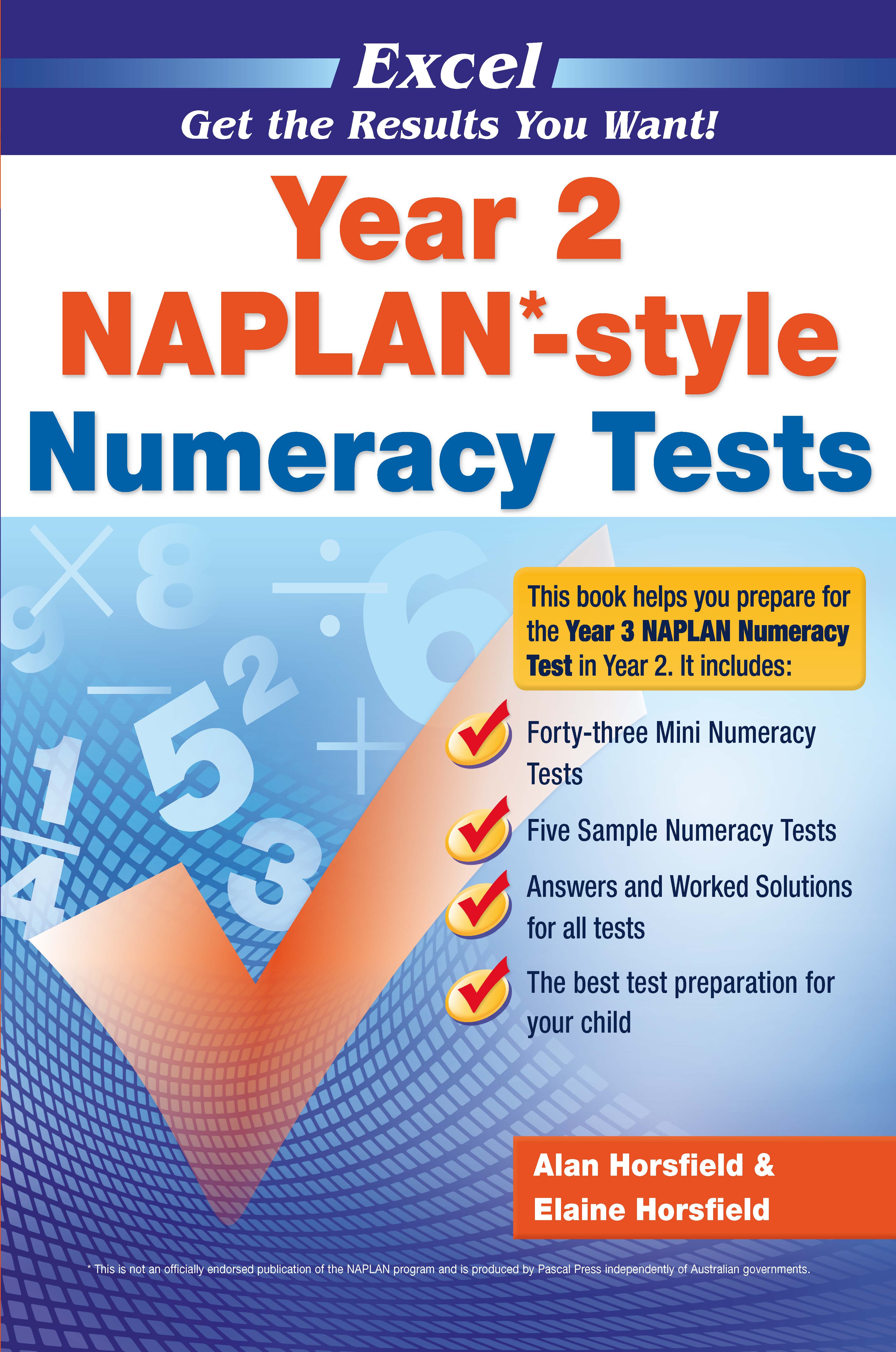 Picture of Excel NAPLAN*-style Numeracy Tests Year 2
