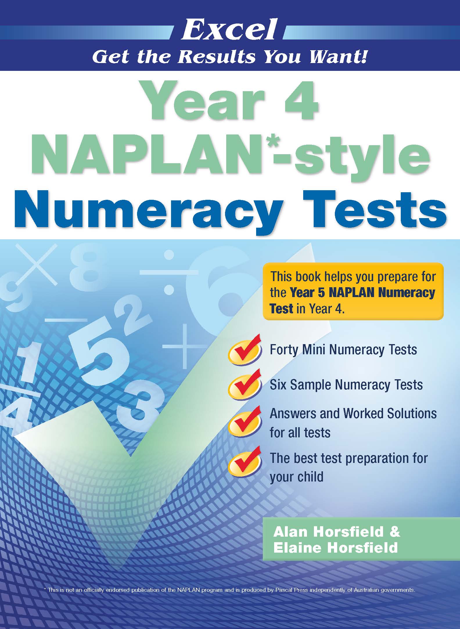 Picture of Excel NAPLAN*-style Numeracy Tests Year 4