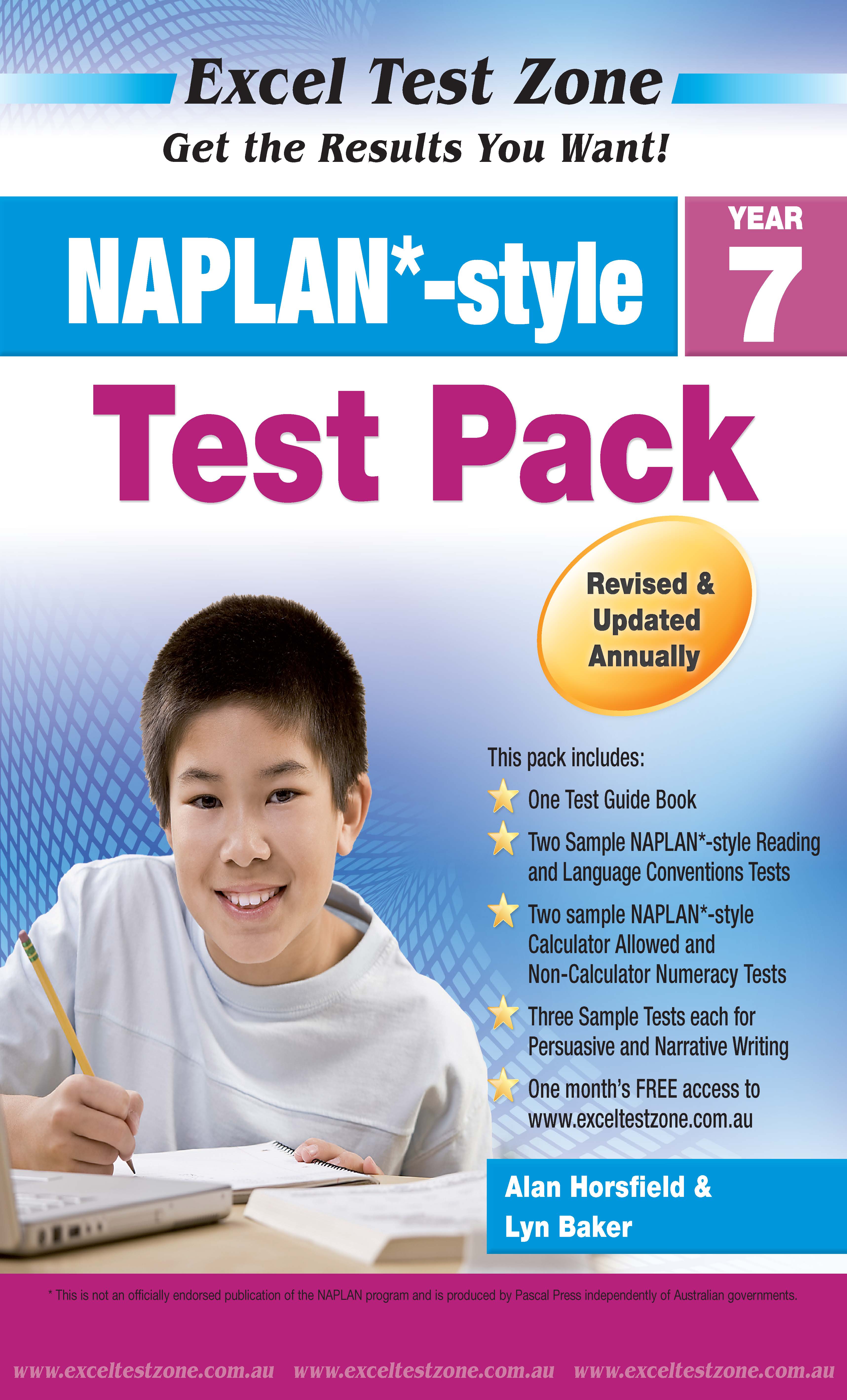 圖片 Excel Test Zone NAPLAN*-style Test Pack Year 7