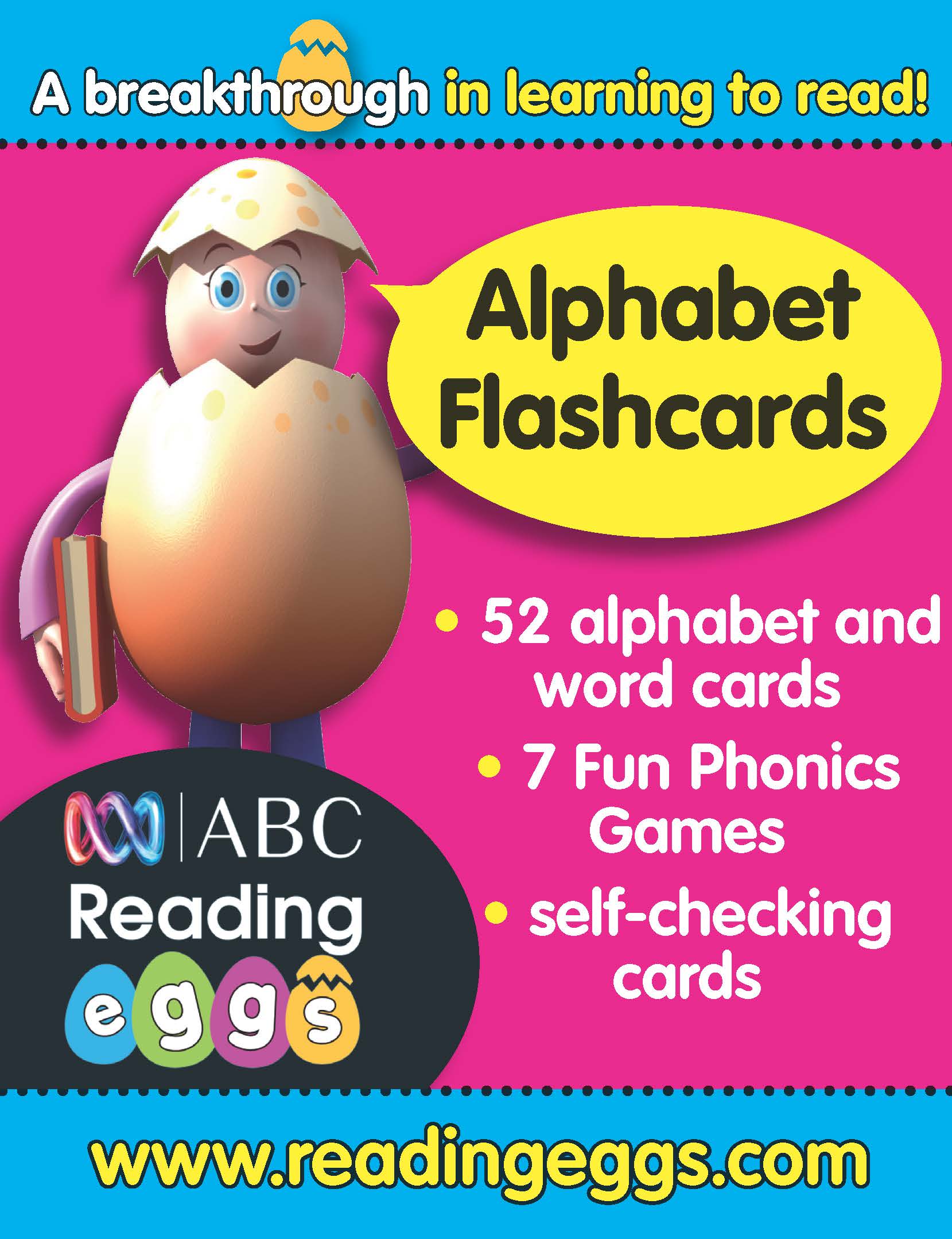 Picture of ABC Reading Eggs Level 1 Starting Out Alphabet Flashcards Ages 4-6