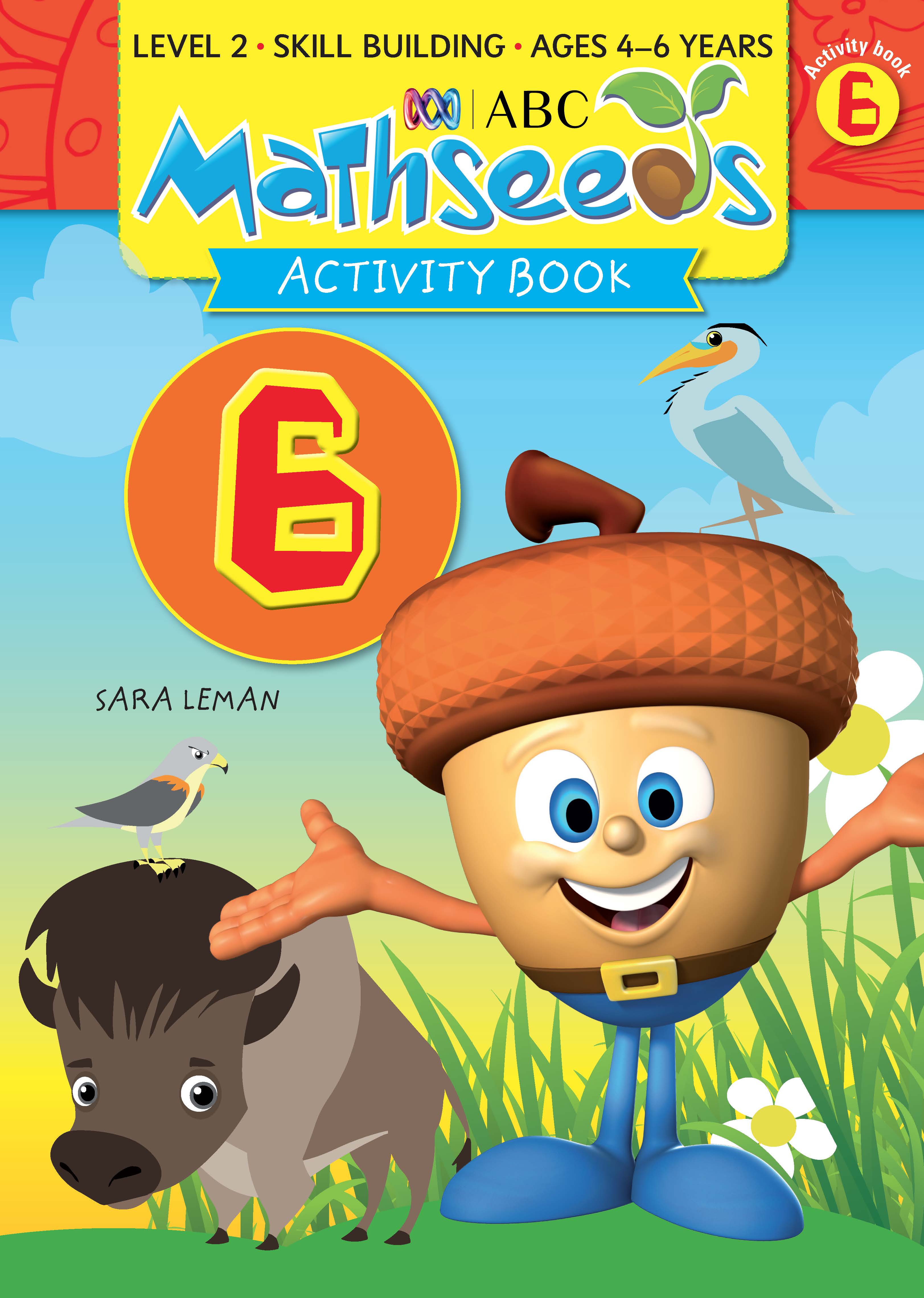 Picture of ABC Mathseeds Activity Book 6 Level 2 Ages 4-6