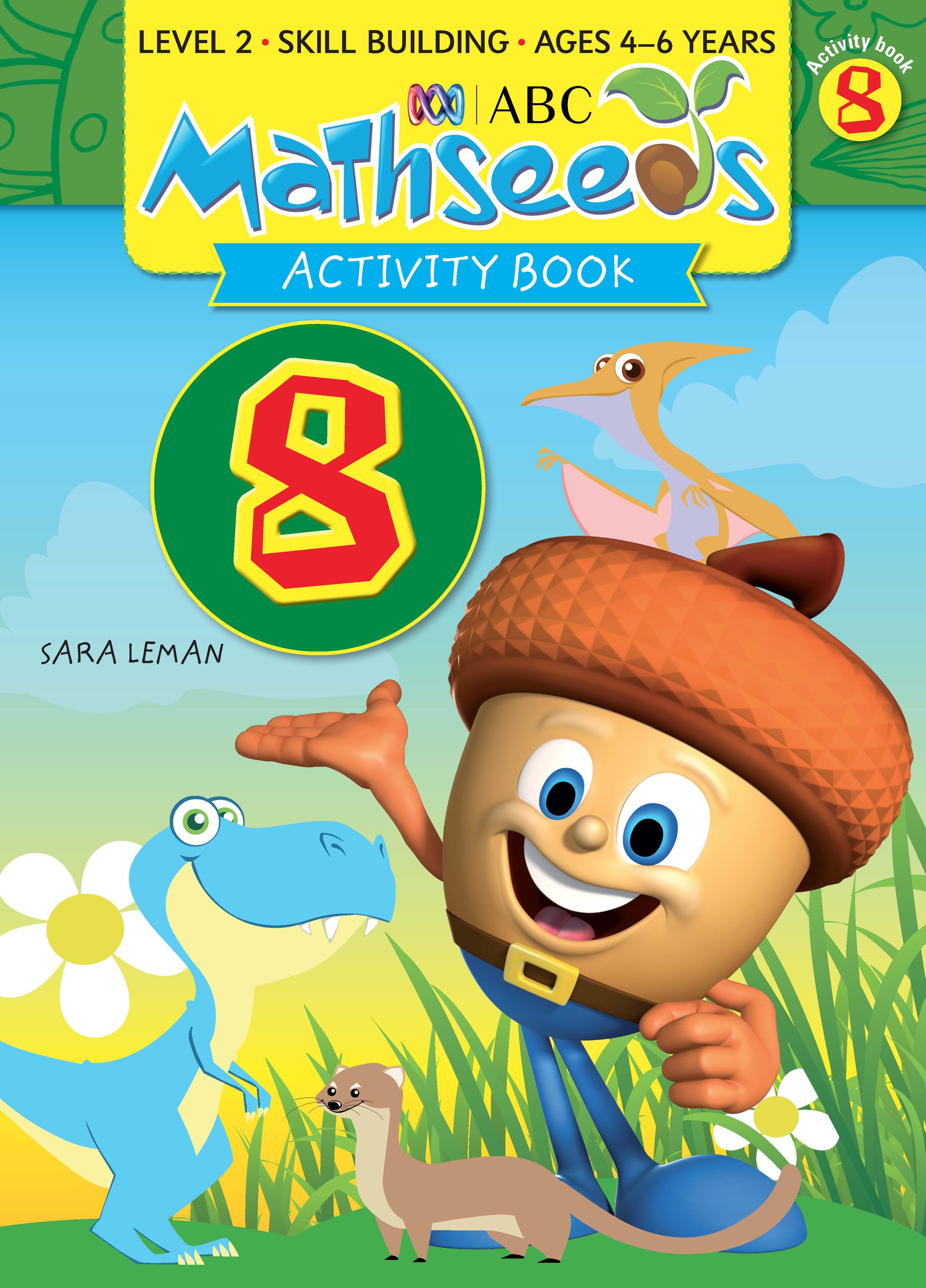 Picture of ABC Mathseeds Activity Book 8 Level 2 Ages 4-6