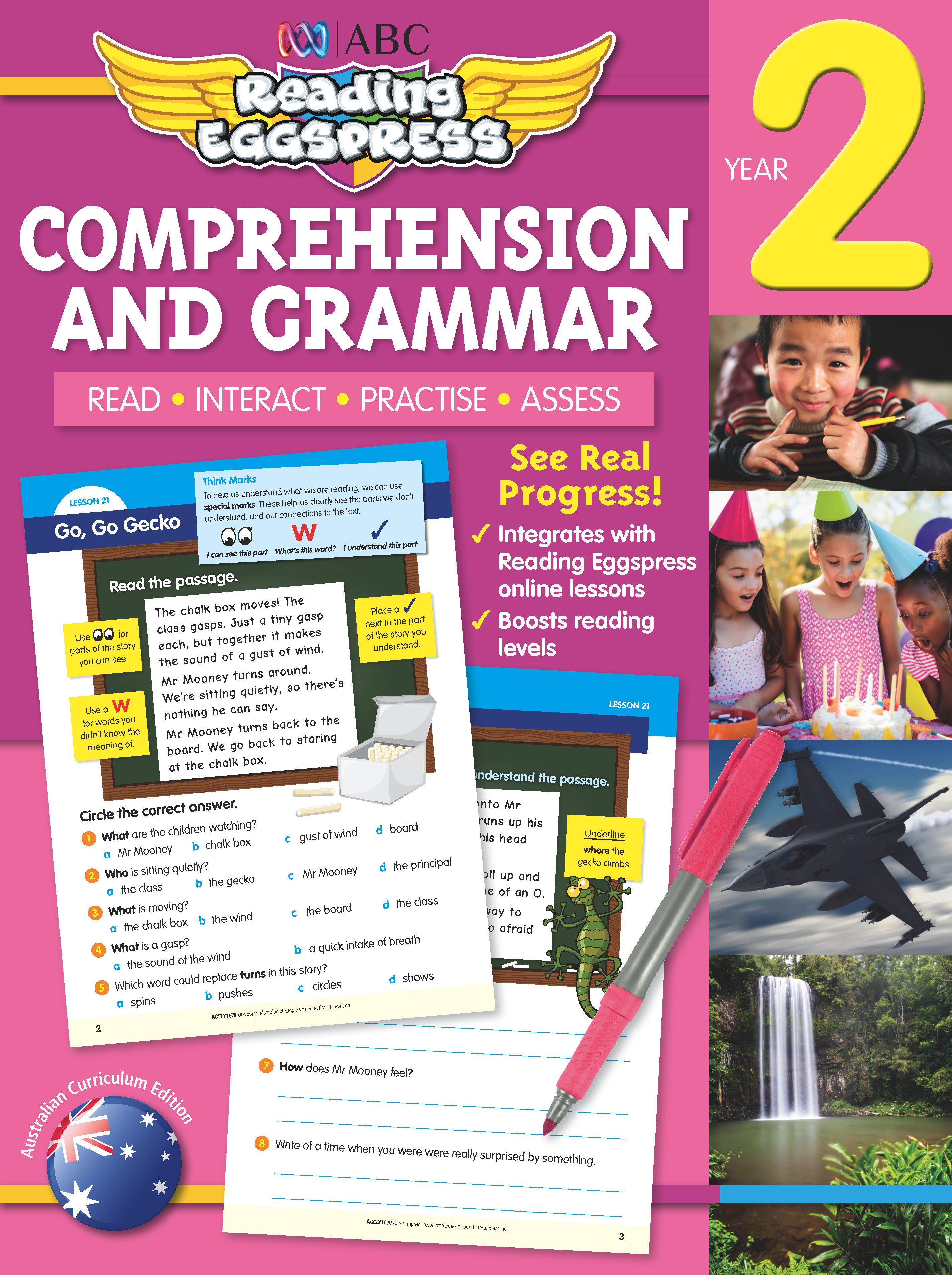 Picture of ABC Reading Eggspress Comprehension and Grammar Workbook Year 2