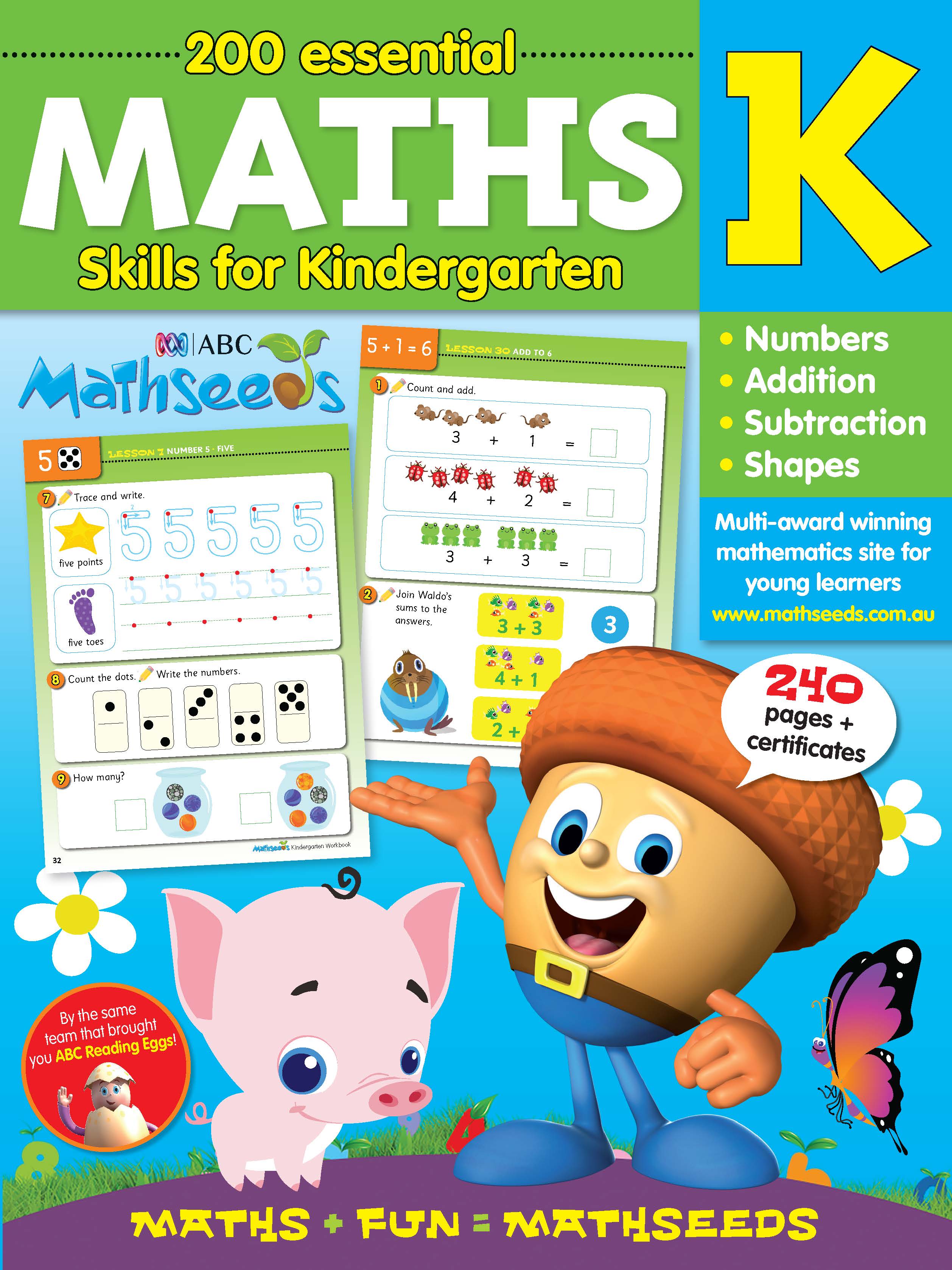Picture of ABC Mathseeds Maths Skills for Kindergarten