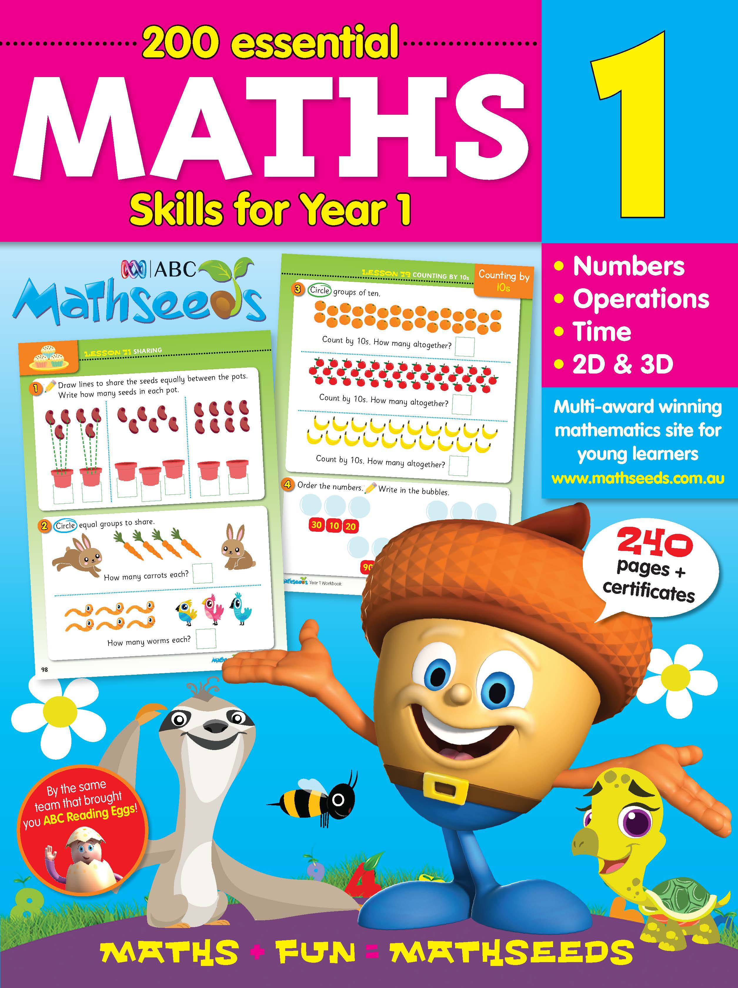 Picture of ABC Mathseeds Maths Skills for Year 1