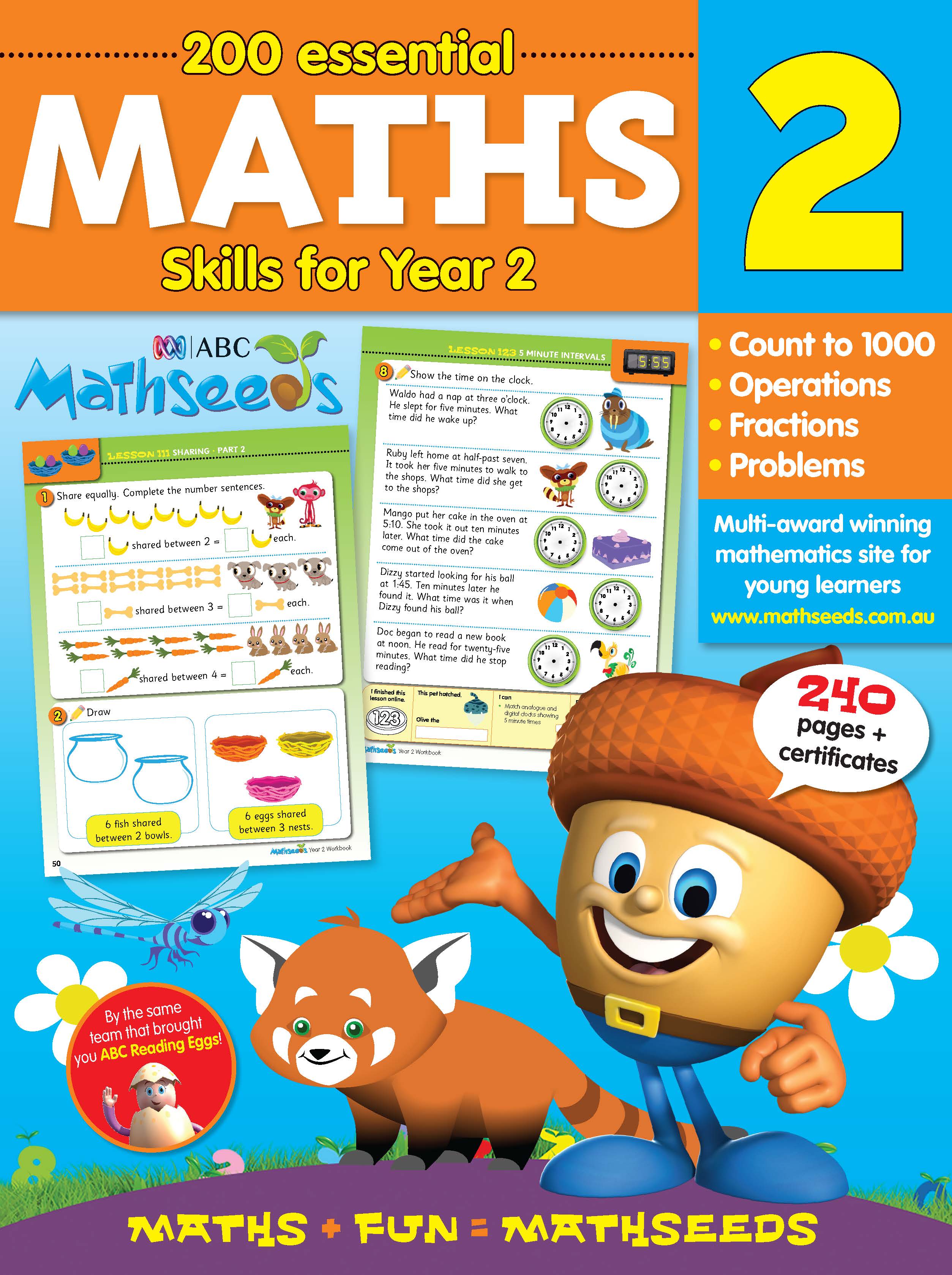Picture of ABC Mathseeds Maths Skills for Year 2